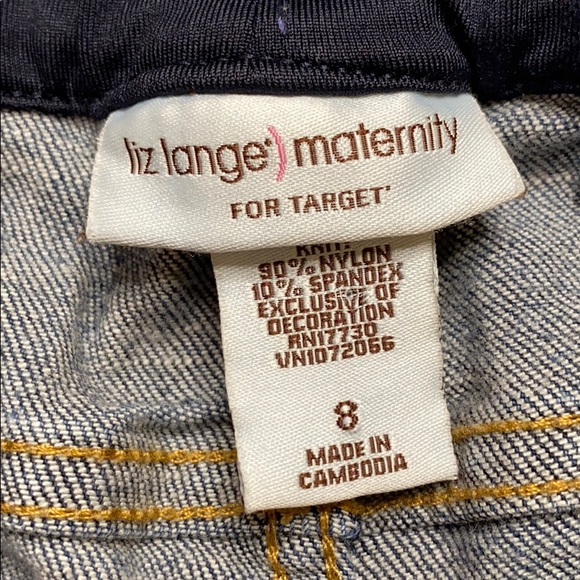 Liz Lange Maternity fur Target Jeans, Size 8 - Picture 6 of 8